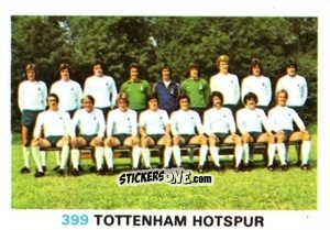 Sticker Tottenham Hotspur - Soccer Stars 1977-1978
 n. 399 - FKS