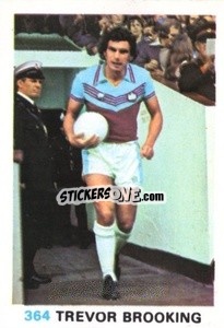Sticker Trevor Brooking - Soccer Stars 1977-1978
 - FKS