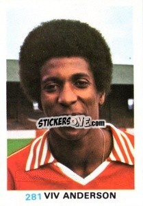 Sticker Viv Anderson - Soccer Stars 1977-1978
 - FKS