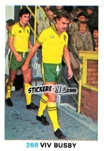 Sticker Viv Busby - Soccer Stars 1977-1978
 - FKS