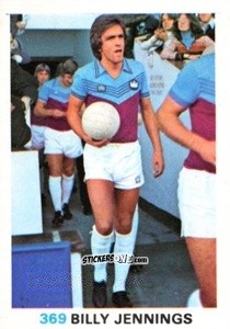 Cromo William Jennings - Soccer Stars 1977-1978
 n. 369 - FKS