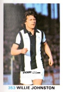 Sticker William Johnston - Soccer Stars 1977-1978
 - FKS