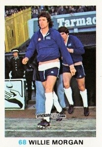 Sticker Willie Morgan - Soccer Stars 1977-1978
 n. 68 - FKS