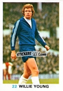 Sticker Willie Young - Soccer Stars 1977-1978
 - FKS