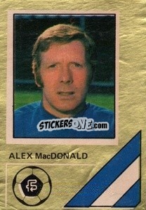 Sticker Alex MacDonald - Soccer Stars 1978-1979 Golden Collection
 - FKS