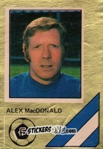 Sticker Alex MacDonald - Soccer Stars 1978-1979 Golden Collection
 n. 429 - FKS
