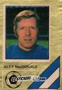 Figurina Alex MacDonald - Soccer Stars 1978-1979 Golden Collection
 - FKS