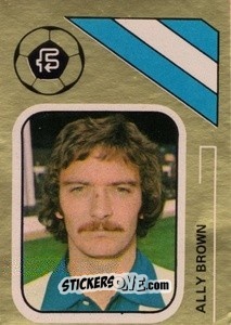 Figurina Alistair Brown - Soccer Stars 1978-1979 Golden Collection
 n. 282 - FKS