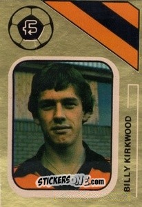 Sticker Billy Kirkwood - Soccer Stars 1978-1979 Golden Collection
 n. 341 - FKS