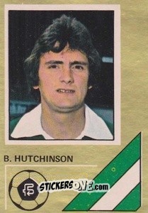 Sticker Bobby Hutchinson - Soccer Stars 1978-1979 Golden Collection
 n. 377 - FKS