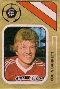 Sticker Colin Barrett - Soccer Stars 1978-1979 Golden Collection
 n. 227 - FKS
