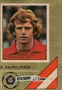 Sticker David Fairclough - Soccer Stars 1978-1979 Golden Collection
 n. 159 - FKS