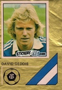 Sticker David Geddis - Soccer Stars 1978-1979 Golden Collection
 - FKS