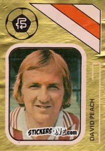 Figurina David Peach - Soccer Stars 1978-1979 Golden Collection
 n. 263 - FKS