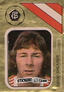 Sticker David Shearer - Soccer Stars 1978-1979 Golden Collection
 n. 210 - FKS