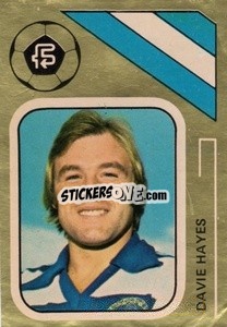 Sticker Davie Hayes - Soccer Stars 1978-1979 Golden Collection
 - FKS