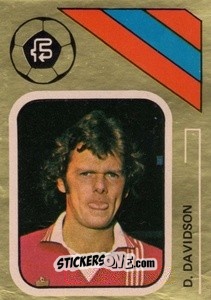 Sticker DDavidson - Soccer Stars 1978-1979 Golden Collection
 n. 311 - FKS