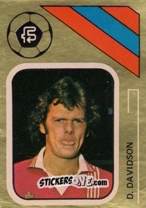 Sticker DDavidson - Soccer Stars 1978-1979 Golden Collection
 - FKS