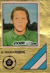 Figurina Derek Richardson - Soccer Stars 1978-1979 Golden Collection
 - FKS