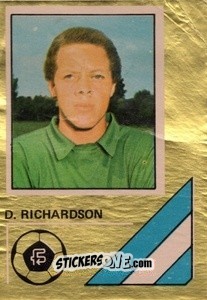 Sticker Derek Richardson - Soccer Stars 1978-1979 Golden Collection
 n. 252 - FKS