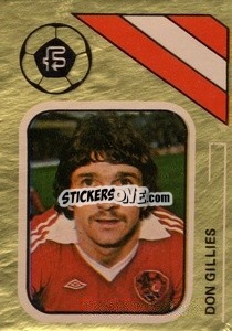 Figurina Don Gillies - Soccer Stars 1978-1979 Golden Collection
 - FKS