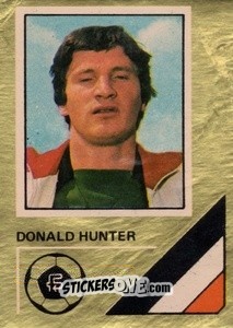 Sticker Donald Hunter - Soccer Stars 1978-1979 Golden Collection
 n. 437 - FKS