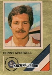 Sticker Donny McDowell - Soccer Stars 1978-1979 Golden Collection
 n. 442 - FKS