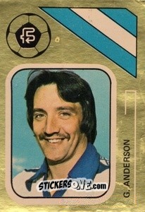 Sticker George Anderson - Soccer Stars 1978-1979 Golden Collection
 n. 380 - FKS