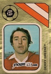 Sticker Gerry Sweeney - Soccer Stars 1978-1979 Golden Collection
 n. 68 - FKS