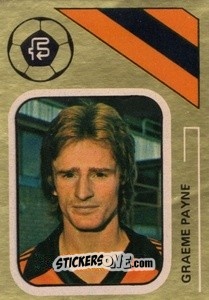 Figurina Graeme Payne - Soccer Stars 1978-1979 Golden Collection
 n. 345 - FKS