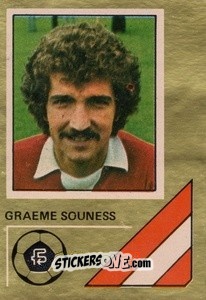 Sticker Graeme Souness - Soccer Stars 1978-1979 Golden Collection
 n. 167 - FKS