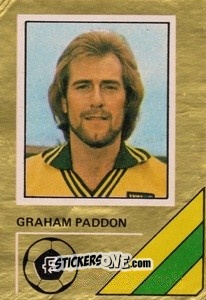 Sticker Graham Paddon - Soccer Stars 1978-1979 Golden Collection
 n. 217 - FKS