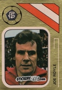 Sticker Joe Royle - Soccer Stars 1978-1979 Golden Collection
 n. 66 - FKS
