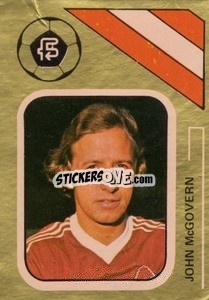 Sticker John McGovern - Soccer Stars 1978-1979 Golden Collection
 - FKS