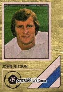 Sticker John Ritson - Soccer Stars 1978-1979 Golden Collection
 n. 51 - FKS