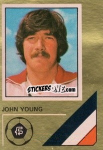 Sticker John Young - Soccer Stars 1978-1979 Golden Collection
 - FKS