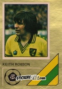 Sticker Keith Robson - Soccer Stars 1978-1979 Golden Collection
 n. 221 - FKS