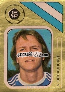 Sticker Kevin Broadhurst - Soccer Stars 1978-1979 Golden Collection
 - FKS