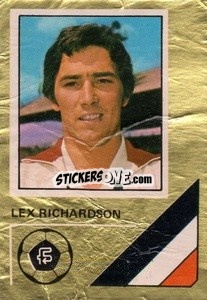 Figurina Lex Richardson - Soccer Stars 1978-1979 Golden Collection
 - FKS