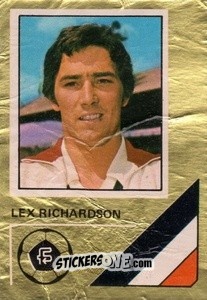 Sticker Lex Richardson - Soccer Stars 1978-1979 Golden Collection
 n. 444 - FKS