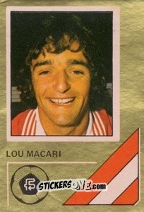 Sticker Lou Macari - Soccer Stars 1978-1979 Golden Collection
 n. 191 - FKS