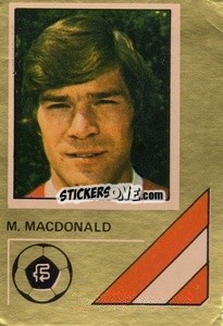 Sticker Malcolm MacDonald - Soccer Stars 1978-1979 Golden Collection
 - FKS