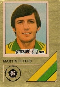 Cromo Martin Peters - Soccer Stars 1978-1979 Golden Collection
 - FKS