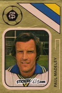 Cromo Paul Madeley - Soccer Stars 1978-1979 Golden Collection
 n. 153 - FKS