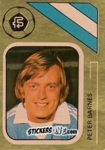Figurina Peter Barnes - Soccer Stars 1978-1979 Golden Collection
 n. 170 - FKS
