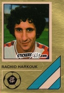 Sticker Rachid Harkouk - Soccer Stars 1978-1979 Golden Collection
 - FKS