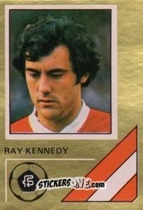 Sticker Ray Kennedy - Soccer Stars 1978-1979 Golden Collection
 n. 164 - FKS