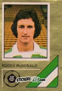 Sticker Roddy McDonald - Soccer Stars 1978-1979 Golden Collection
 - FKS