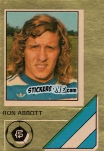 Sticker Ron Abbott - Soccer Stars 1978-1979 Golden Collection
 - FKS