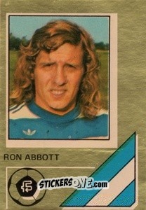 Sticker Ron Abbott - Soccer Stars 1978-1979 Golden Collection
 - FKS